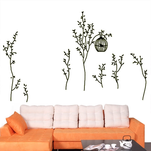 DIY Fashion Self Adhesive PVC Removable Wall Stickers / House Interior Decoration Pictures -- Line Forest, Size: 90cm x 60cm