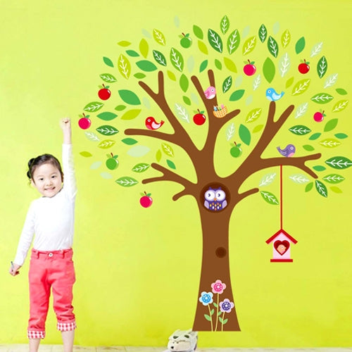 DIY Fashion Self Adhesive PVC Removable Wall Stickers / House Interior Decoration Pictures -- Cartoon Tree, Size: 90cm x 60cm