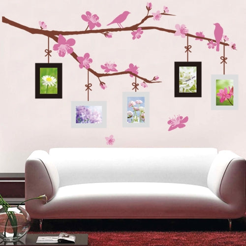 DIY Fashion Self Adhesive PVC Removable Combination Wall Stickers / House Interior Decoration Pictures -- Plum Flower Photo Wall, Size: 60cm x 90cm