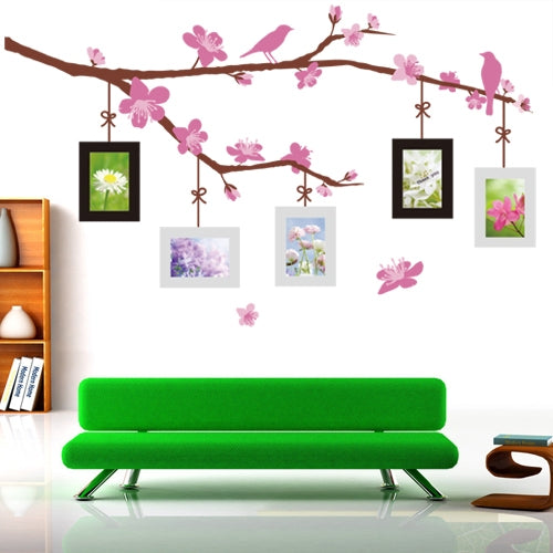 DIY Fashion Self Adhesive PVC Removable Combination Wall Stickers / House Interior Decoration Pictures -- Plum Flower Photo Wall, Size: 60cm x 90cm