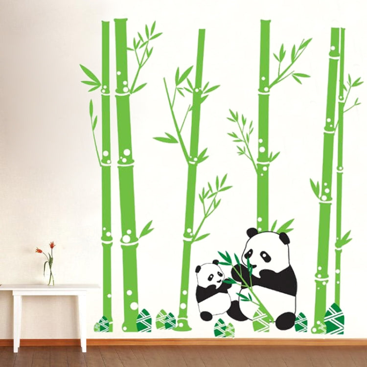 DIY Fashion Self Adhesive PVC Removable Wall Stickers / House Interior Decoration Pictures -- Panda & Bamboo, Size: 90cm x 60cm