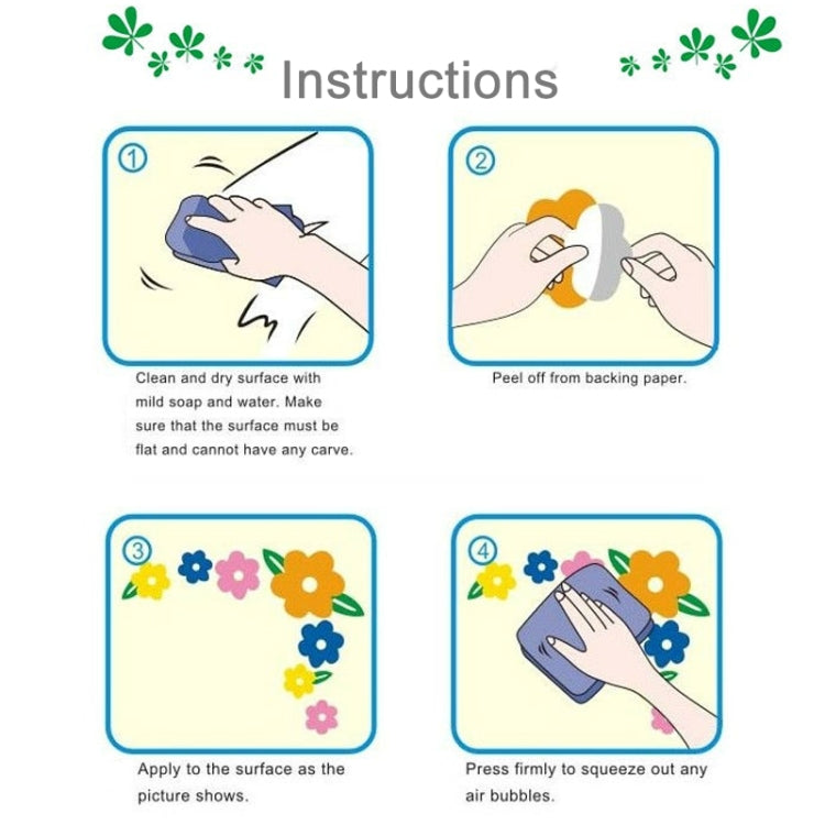 DIY Fashion Self Adhesive PVC Removable Wall Stickers / House Interior Decoration Pictures -- Flower Girl, Size: 90cm x 60cm