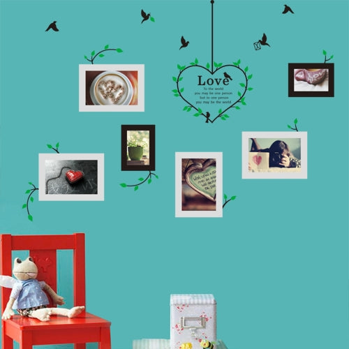 DIY Fashion Self Adhesive PVC Removable Combination Wall Stickers / House Interior Decoration Pictures -- Cartoon Photo Wall, Size: 60cm x 90cm