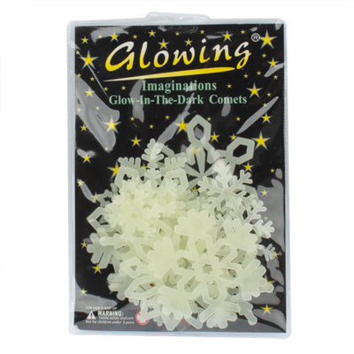 Glow in the Dark Light Green Snowflake Shape Luminous Paste / Wall Stickers