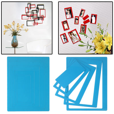 Rectangle Shaped DIY Adhesive Wall Sticker Decal Wallpaper House Interior Decor