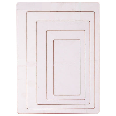 Rectangle Shaped DIY Adhesive Wall Sticker Decal Wallpaper House Interior Decor