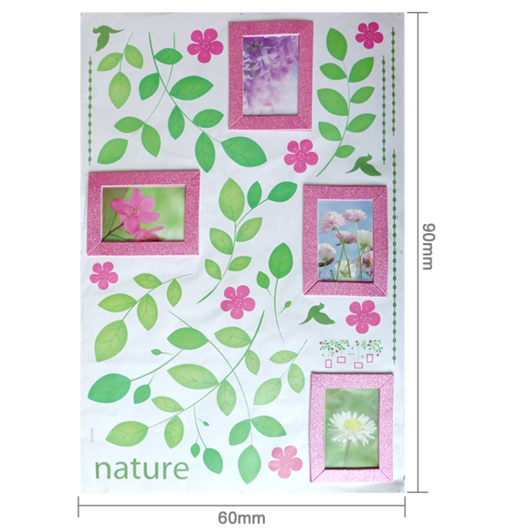 Fashion Self Adhesive PVC Removable Wall Stickers, Photo Frame, House Interior Decoration Pictures, Size: 90cm x 60cm