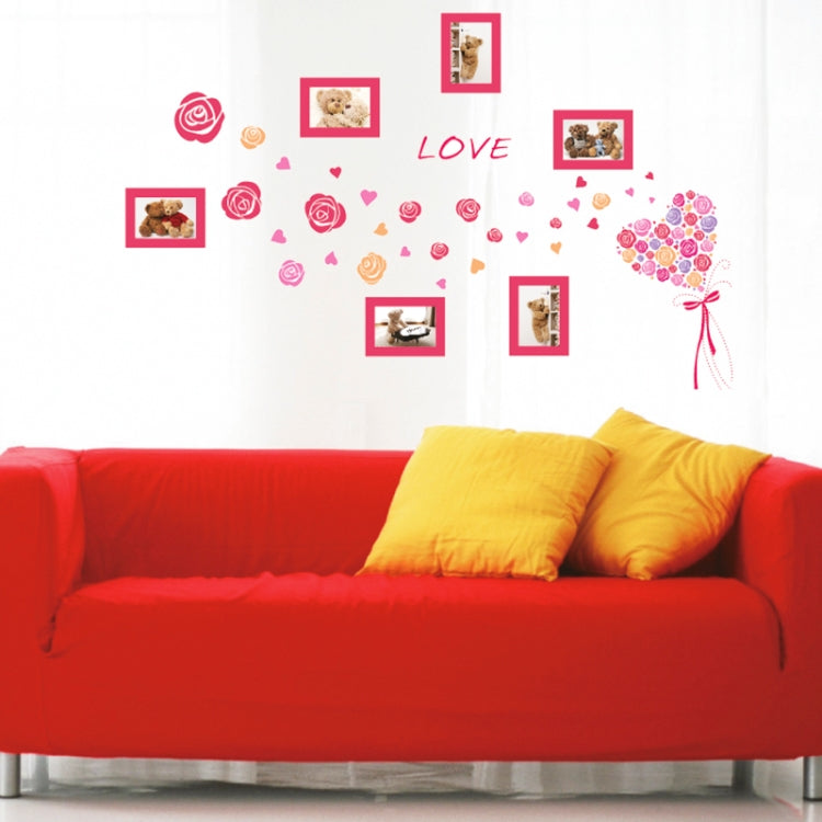 Fashion Self Adhesive PVC Removable Wall Stickers, Photo Frame, House Interior Decoration Pictures, Size: 90cm x 60cm