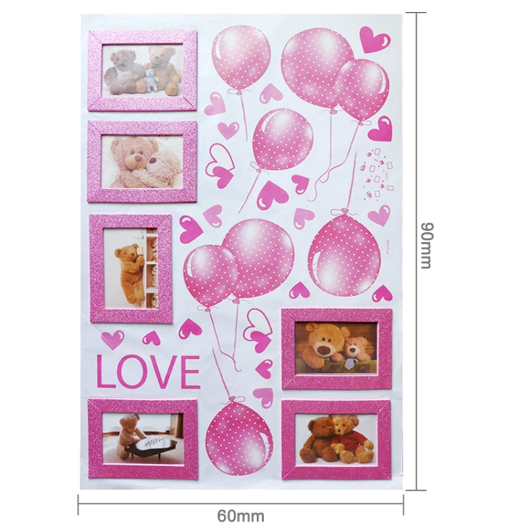Fashion Self Adhesive PVC Removable Wall Stickers, Photo Frame, House Interior Decoration Pictures, Size: 90cm x 60cm