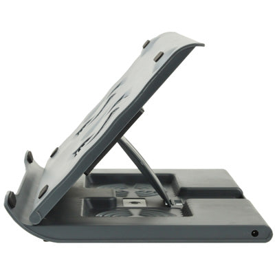 HH-S1001 Metal Feels Design Powerful Laptop USB Cooler Pad