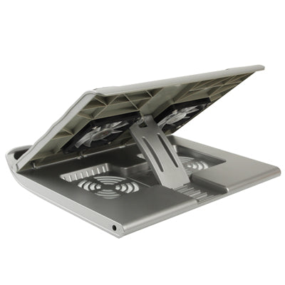 HH-S1001 Metal Feels Design Powerful Laptop USB Cooler Pad