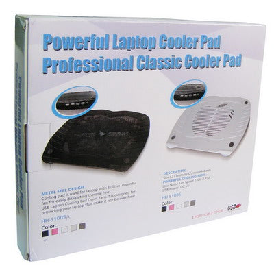 Powerful Laptop cooler pad(Black)