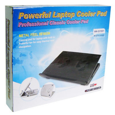HH-S1001 Professional Classic Cooler Pad Powerful Laptop USB Cooler Pad with 4 x USB 2.0 HUB