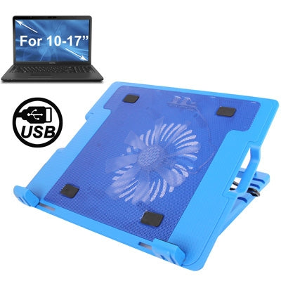 HH-S1012 Metal Feels Design Powerful Laptop USB Cooler Pad with 2 x USB 2.0 HUB
