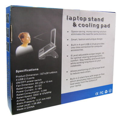 Laptop stand & cooling pad