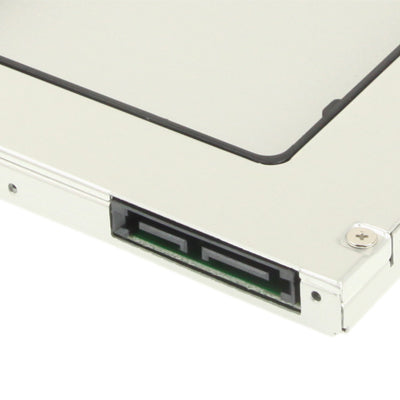 9.5mm Ultra Slim Thin SATA HDD Caddy to SATA, Support 2.5 inch HDD(Silver)