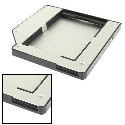 2.5 inch 2nd HDD Hard Drive Caddy SATA for IBM ThinkPad T60 / T61 / X61 / T60P / T61P / Z60 / Z61(Thickness: 9.5mm)(Silver)