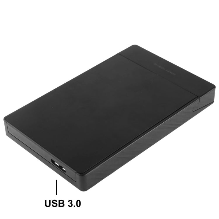 2.5 inch SATA HDD / SSD External Enclosure, Tool Free, USB 3.0 Interface(Black)