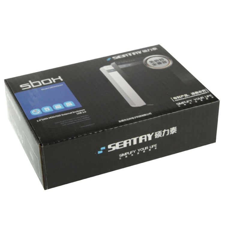 2.5 inch SATA HDD / SSD External Enclosure, Tool Free, USB 3.0 Interface(Black)