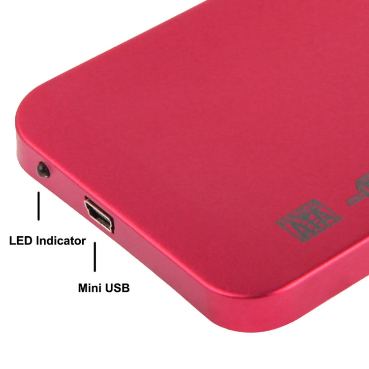 2.5 inch SATA HDD External Case, Size: 126mm x 75mm x 13mm