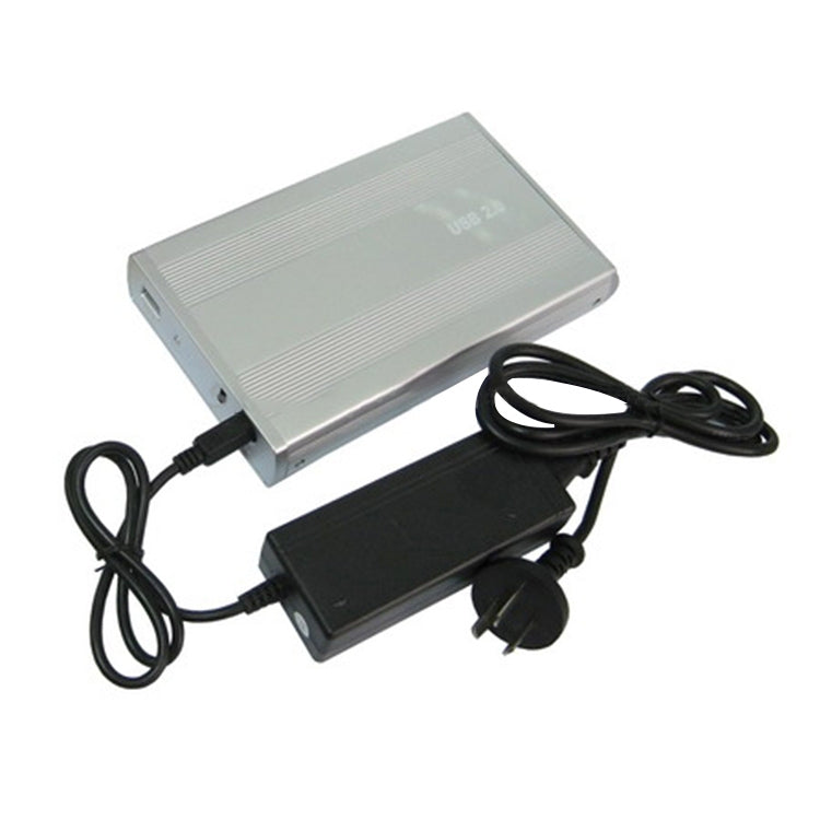 3.5 inch HDD External Case, Support IDE Hard drive(Silver)