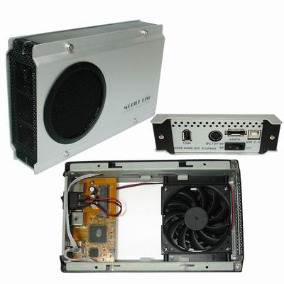 3.5 inch HDD SATA & IDE External Case with Firewire 1394 port,ESATA port(Black)