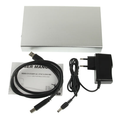 USB 3.0 Port 3.5 inch SATA HDD Enclosure, Aluminum Casing