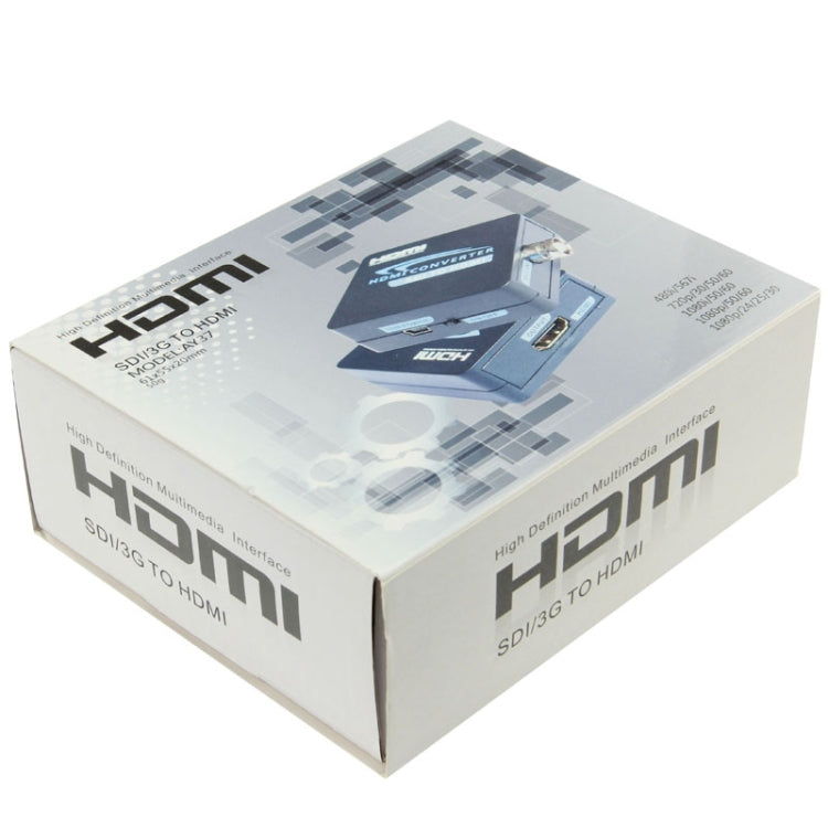 Full HD Output 1080P SDI To HDMI Converter 3G-SDI to HDMI for Driving Monitor, Model: AY37(Black)