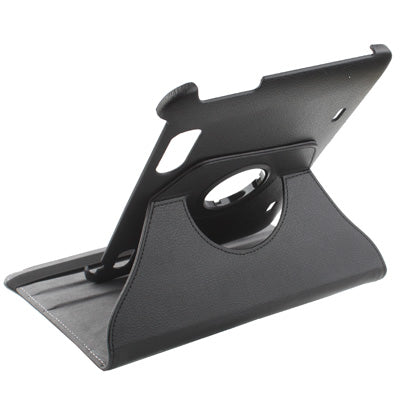360 Degree Rotatable Leather Case with Holder for HTC Jetstream(Black)