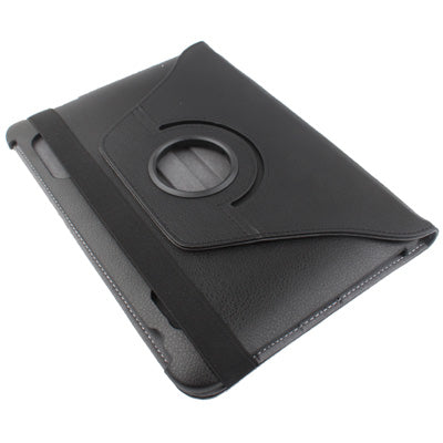 360 Degree Rotatable Leather Case with Holder for HTC Jetstream(Black)