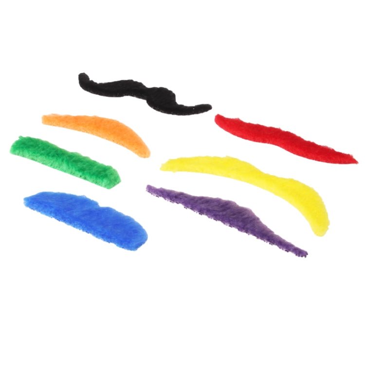 Funny Self-adhesive Lint Fiber Mood Mustaches Set