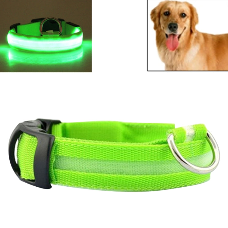 Adjustable 3-Mode LED Flashing Dog Collar (Random Color Delivery)