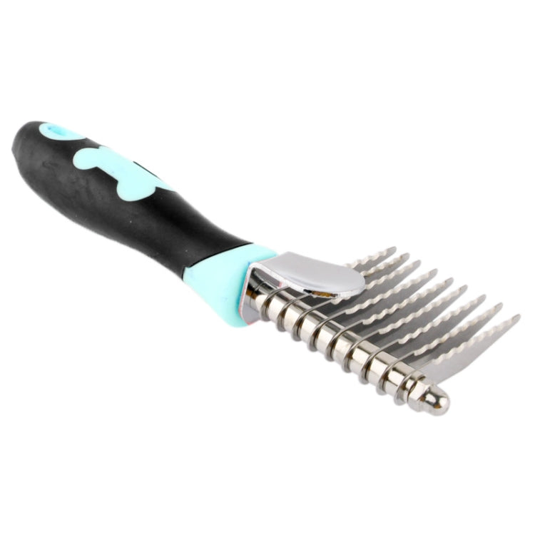 M581 Compact Dematting Comb Tool for Pets(Baby Blue)