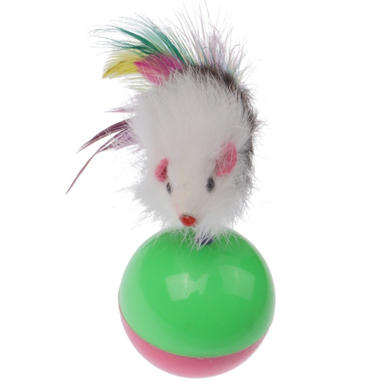 Cute Mouse Style Tumbler Pet Cat Toy, Random Color Delivery