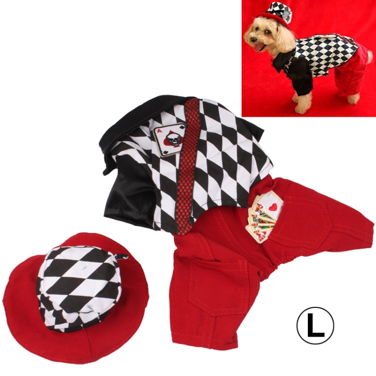 Stylish Magician Style Dog Coat Autumn / Winter Clothes Set