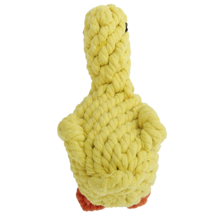 Duck Style Pet Handmade Cotton Rope Toy