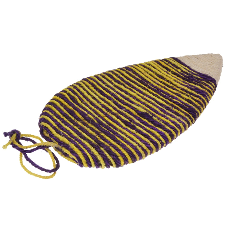 Attractive Sisal Fibre Mouse Shaped Toy with Strap for Cat Pet