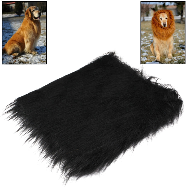 Large Pet Dog Cat Lion Wigs Mane Hair Festival Party Fancy Dress Clothes Costume
