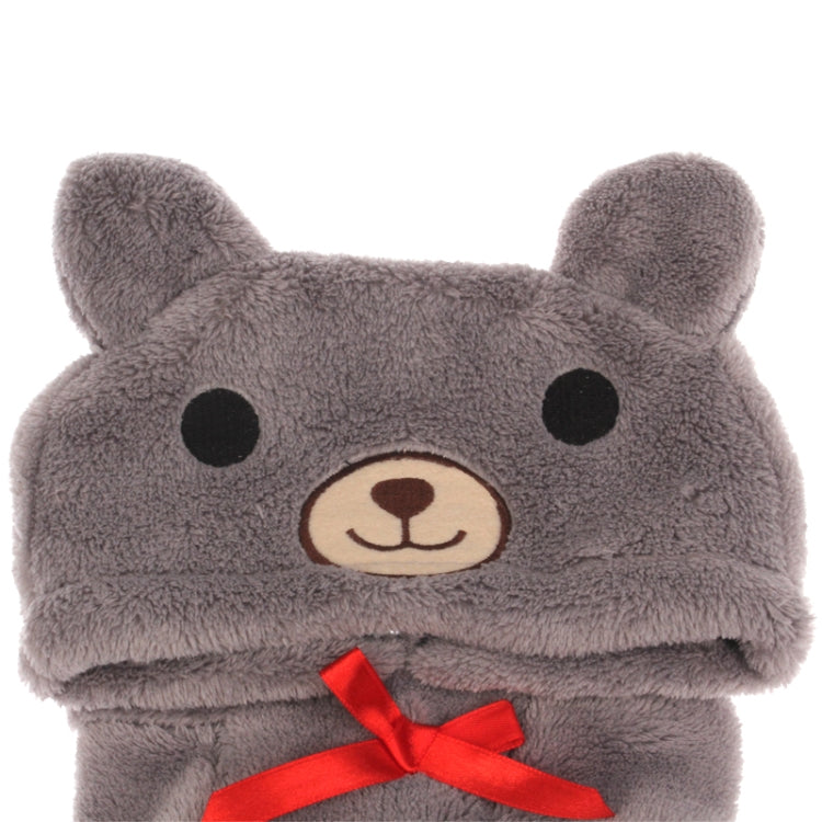 Lovely Bear Style Dog Plush Coat Autumn / Winter Clothes, Size: