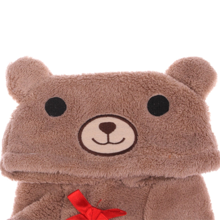 Lovely Bear Style Dog Plush Coat Autumn / Winter Clothes, Size: