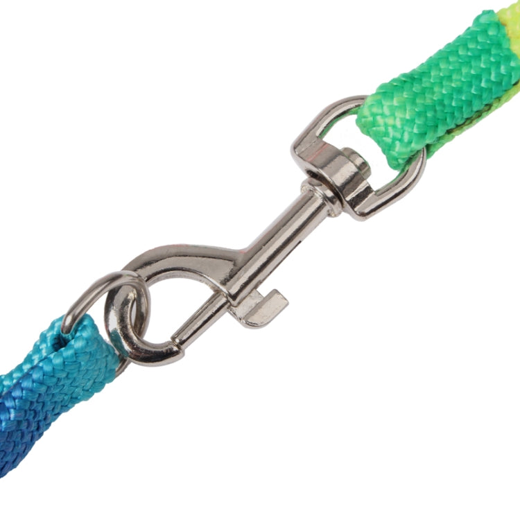 Colorful Lovely Pet Nylon Leash Harness Chest Collar Neck Lead Strap for Dog Puppy, Length: 1.1m