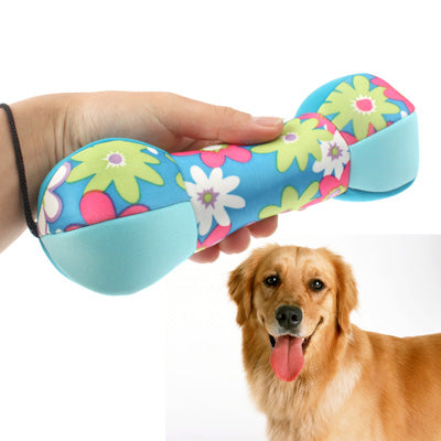 Dumbbell Shape Pet Toys with a Whistle (Cotton Filling), Suitable for Dogs / Cats