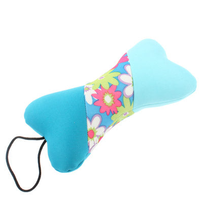 Bone Shape Pet Toys with a Whistle (Cotton Filling), Suitable for Dogs / Cats, Random Color Delivery