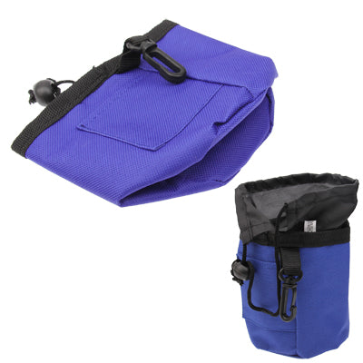 Collapsible Fabric Travel Pet / Dog Food Bowl with Pothook and String