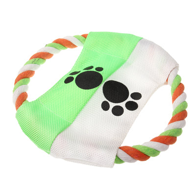 Cotton Cord Dog Flying Disc, Random Color Delivery