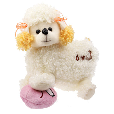 Amazing Face / Sad Face Soft Plush Pet Dog Toy with a Whistle (Cotton Filling)