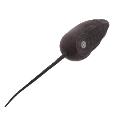 Happy Mouse Pet Dog / Cat Toy with a Whistle(Grey)