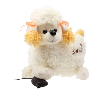 Happy Mouse Pet Dog / Cat Toy with a Whistle(Grey)