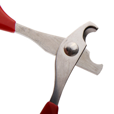 5 PCS Small Pet Nail Clipper Nail Scissors Pet Dog Cat Scissors Cutter(Red)