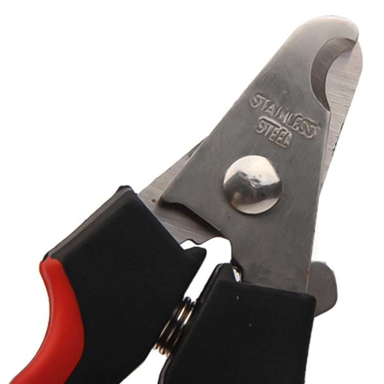 Pet Nail Scissors and Paw Nail File Tool Set(Black)